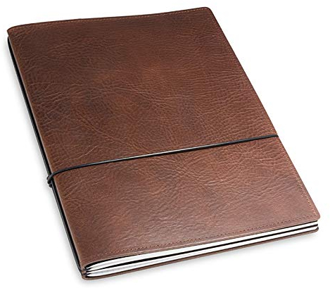 A4+, revolutionäre X17-Konferenzmappe/Projektmappe! Hefte austauschbar! = nachhaltig! Belgisches Leder braunKastanie; Inhalt: 2 Notizhefte (blanko, kariert), Made in Germany, 17 Jahre Garantie*