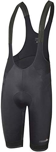 rh+ Pantaloncini con Bretelle Prime Evo Uomo, Black, XXL