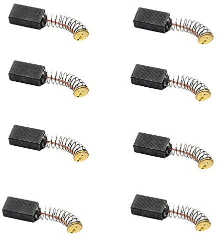 Zaky 12 escobillas de carbón para motores eléctricos, 6,5 x 7,5 x 13,5 mm
