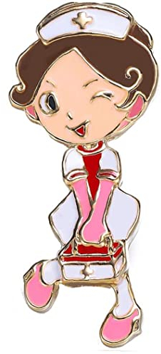 Zonster Meilleure Infirmière Broche Broche Médical Bijoux Gold Cadeau Femmes Mignon Pin Dessin Animé Pin Metal Médecins Pins Accessoires