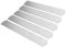 YUENFONG 5m Rasenkante Beeteinfassung Metall Verzinkt Flexible Beetabgrenzung Beetumrandung Mähkante Palisade Gartendekorativ UV und Witterungsbeständig, 100 cm x 15 cm (5 Stücke)
