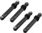 lascivious 4 Stueck 100N Fuer LG Waschmaschine Stossdaempfer Waschmaschine Frontlader Teil schwarzer Kunststoff Schale Haushaltsgeraete Zubehoer