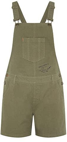 Gardena Latzhose mit kurzem Schnitt, Taschen und Stitching