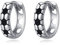 Fußball Ohrringe Sterling Silber Sport Creolen Kleine Creolen Fußball Schmuck Geschenke für Frauen Mädchen
