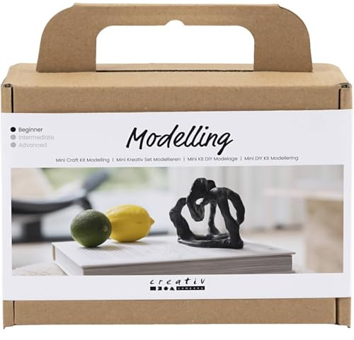 Creativ Mini-Bastelset Modellbau, schwarz, Skulptur, 1 Packung