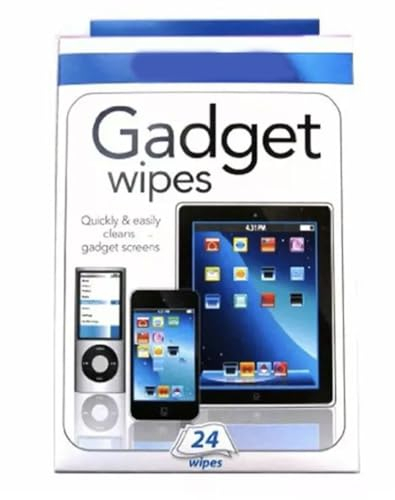 Zale Yardley Gadget Wipes 24 Pack, Computer Glass Screen Cleaning Wipes, Smartphone Cleaning Wipes, Keyboard Cleaner, Electronic Accessories Wipes, Cleaning Kit