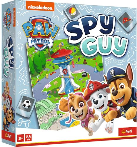 Trefl - Spy Guy PAW Patrol - Koop-Beobachtungsspiel für die Kleinsten mit Helden Märchen-Hund Patrol, für Kinder ab 3 Jahren