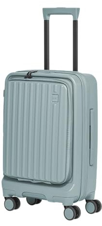 Acer Hardside Expandable Luggage Laptop Bag with Spinner Wheels, Blue