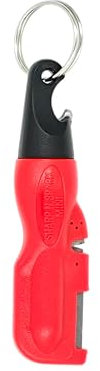 Universal Knife Sharpener with Fire Steel and Bottle Opener, Tungsten Carbide, Outdoor and Fishing Accessories, Axe Sharpener, with Key Ring