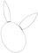 Cabilock Osterhasenkopf Metallkranz Hasenkopf Kreis Dekoration Hasenkopf Metallkreis Hasenkopf Eisenkranz Hasenkopf Kreis Ornament