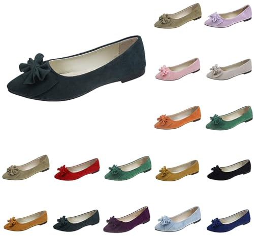 Womens Slip On Ballerina 2025 Formal Casual Pumps Work Smart Office Comfort Shoes Pointed Toe Flats Shoes Ladies Ballet Ballerina Womens Ballet Shoes