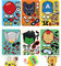 AUGTYRLV Cartoni animati personalizzati - Stickers per bambini con supereroi - 6 stili unici - Impermeabili e riutilizzabili - Regali per feste e decorazioni per pacchetti