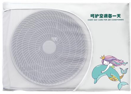 Funda Protectora Para Unidad Exterior de Aire Acondicionado,Funda Protectora Impermeable Con Rejilla De Liberación De Calor Para Todas Las Estaciones | Accesorio Para Hogar Hotel Y Lugar De