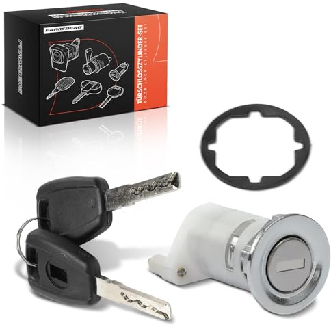 Frankberg Cylindre de serrure d'allumage, clé, avant gauche 735321287 | Compatible avec: châssis-plateau Jumper 244, Boîte de jonction 244, Ducato Van 244, Ducato plateau/châssis 244