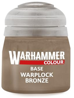 Warhammer Colour Base Warplock Bronze, Acrylic Paint, 12ml