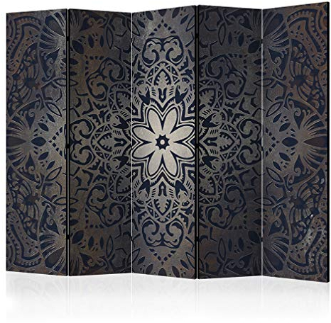 decomonkey Paravent Raumteiler Innen Mandala, 225x172 cm, 5-teilig