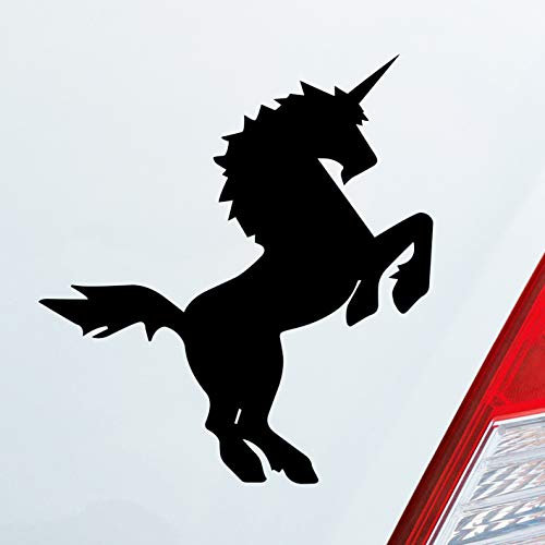 Hellweg Druckerei Einhorn Last Unicorn Pferd Pony Auto Aufkleber Sticker Heckscheibenaufkleber