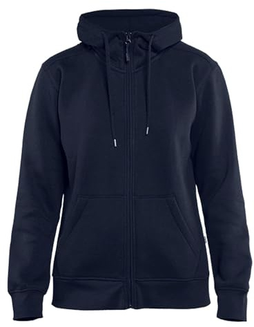 Blakläder 339510488800L Damen Hoodie Größe mit Reißverschluss in marineblau, L