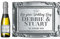 Personalised Label for Mini Champagne or Mini Wine Bottles – Anniversary, Wedding, Engagement, Hen Party, Birthday, Congratulations or Any Occasion You Like (Silver/Grey)