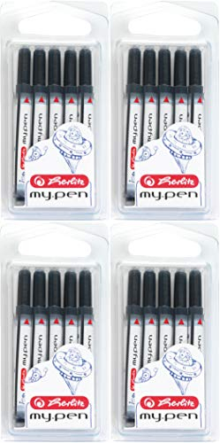 Herlitz 10999852 Universal-Tintenpatrone - My.Pen, blau (4X 5 Patronen, blau)