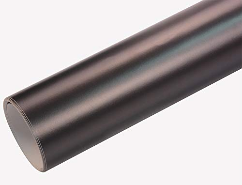 Neoxxim 12€/m² – Autofolie Chrom matt anthrazit grau 100 x 150 cm selbstklebend BLASENFREI flexibel Car Wrapping Klebefolie