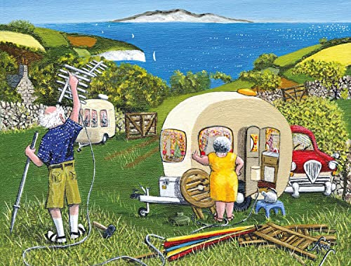 All Jigsaw Puzzles AJP13016 Things First-The Camping Collection-TRAI Hiscock Puzzle 1000 Teile