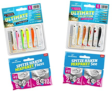 Raubfisch Store - Lieblingsköder - Barsch 6 cm - kleines Starterset