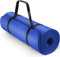 TRESKO Yogamatte Phthalatfrei - Gymnastikmatte rutschfest, Pilatesmatte Fitnessmatte mit Tragegurt, 185 x 60 x 1,5cm Dunkelblau