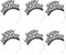 Amosfun 6 Stücke Silvester Haarreif 2021 Stirnband Happy New Year Tiara Neujahr Haarband Kopfschmuck Weihnachten Haarschmuck Party Kostüm Zubehör