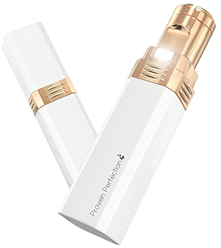 Rechargeable & Portable Women’s Facial Hair Remover | UK Brand (White)