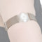 DiaBrothers Freestyle Libre 3 Fixierband Fixierung Halter mit verstellbarem Armband - Halter: transparent - Armband: beige - Größe: M (25-35 cm)