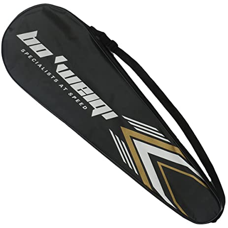 N\B Wasserdicht Badminton Tasche, Schulter Badminton Schlägertasche für 2 Schläger, Badminton Schlägertaschen Premium Qualität Schutztasche
