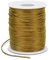 LEREATI Cordón de satén de 1,5 mm x 100 m de nailon para pulsera, hilo de seda, hilo de cuentas para hacer pulseras, collares, nudos chinos, manualidades (naturales)