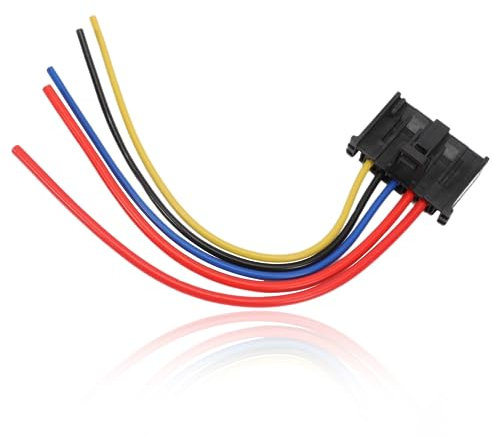 Konuooer Stecker Verkabelung Lüfter Widerstand für Corsa D/E Adam Punto Qubo Linie Doblo Ducato Fiorino 77364061
