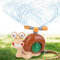 COZCLAM Aspersor Agua Niños, Juguete Aspersor De Agua con 2 Accesorios Fijación De Manguera, Juguetes Jardin Exterior Niños, Giratorio 360 | Juegos De Agua para Niños Exterior, Jardin (Caracoles)