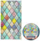 Pellicola per Vetri Finestre 200 x 30cm Decorativa Autoadesive Pellicola per la Privacy Delle Finestre Vistoso Griglia di Cristallo Pellicola Elettrostatica per Finestre, Porte, Bagni e Cucin