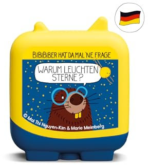 Tonies Clever Tonie BiBiBiber – Warum leuchten Sterne? für die Toniebox, Wissens-Hörspiel für Kinder ab 7 Jahren, Spielzeit ca. 86 Minuten