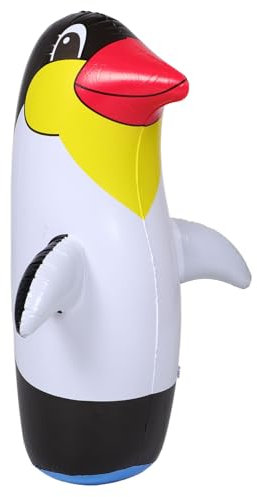 JUMPLAWN Aufblasbarer Pinguin Spielzeug Für Junge Mädchen Niedliches Cartoon-Design Für Garten-Dekoration Und Outdoor-spaß Für Geburtstagsfeiern Und Tier-mottopartys