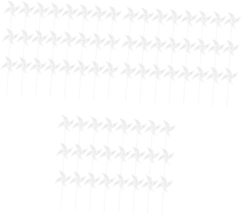 Abaodam 9 Sätze Graffiti-windrad Papiermalerei Windmühle Bastelset Für Runde Dekoration Sonnenblumen-fensteraufkleber Elektrischer Rasenmäher Einheit Netz Plastik Weiß Stück * 9