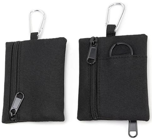 XENQITO 1 Pcs Porte-Monnaie, Porte-monnaie, Mini Sac, Porte-Monnaie pour Homme, Porte-Monnaie, Porte-clés Mini sac à dos, Porte-clé, Petit Portefeuille pour Femme, Noir, 10.5 * 1.5 * 1 cm, Fashion