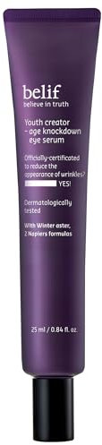 Belif Youth Creator - Age Knockdown Sérum Contorno de Ojos | Sérum antiedad para ojos con bakuchiol, reduce líneas finas, mejora firmeza y elasticidad, K-Beauty (25ml)