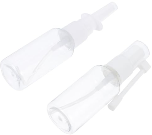 Junge Mädchen Nasenreinigungsflasche 30ml aus PET mit Deckel, 2 Stück | Abnehmbarer Aufsatz, Kompakt und Leicht, für Tägliche Pflege Unterwegs