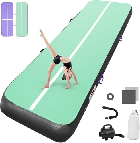 Airtrack Matte 2M, 10 cm hoch, mit Luftpumpe, Tumbling