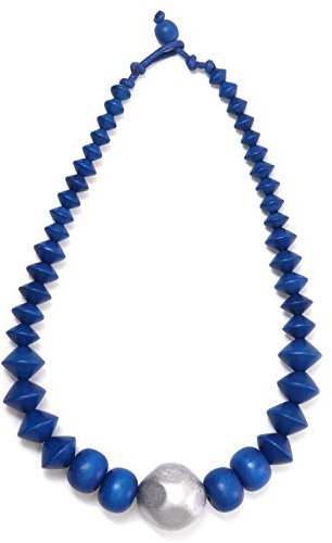 collezione alessandro Kurze Kette Kara mit Holzperlen