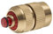 Raccord Laiton Aqua Stop pour Tuyau d'Arrosage Ø15 mm Raccordement Automatique AROZ