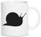 Schnecken Keramik Weiß Tassen Kaffeebecher Cup Mug