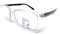 VENICE EYEWEAR OCCHIALI Mehrfokale Lesebrille, progressiv, Alterssichtigkeit, müde Sicht, progressiv, Design in 5 Farben, VENICE MULTIFOCUS - Dioptrien: 1 bis 3,5, durchsichtig, +2,50