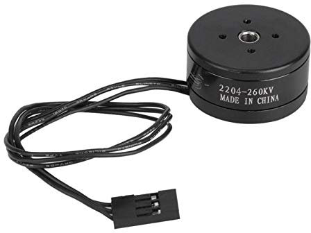 EVTSCAN Motor sin escobillas de 260KV Drones para Gopro Camera Gimbal RC Drones Accesorio 产(2204-260KV)
