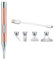 Benoon Lot de 1 stylo de peinture à diamants LED rechargeable par USB - Outils de broderie - Doré