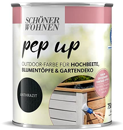 Pep up Outdoor-Farbe shabby vintage (Anthrazit)